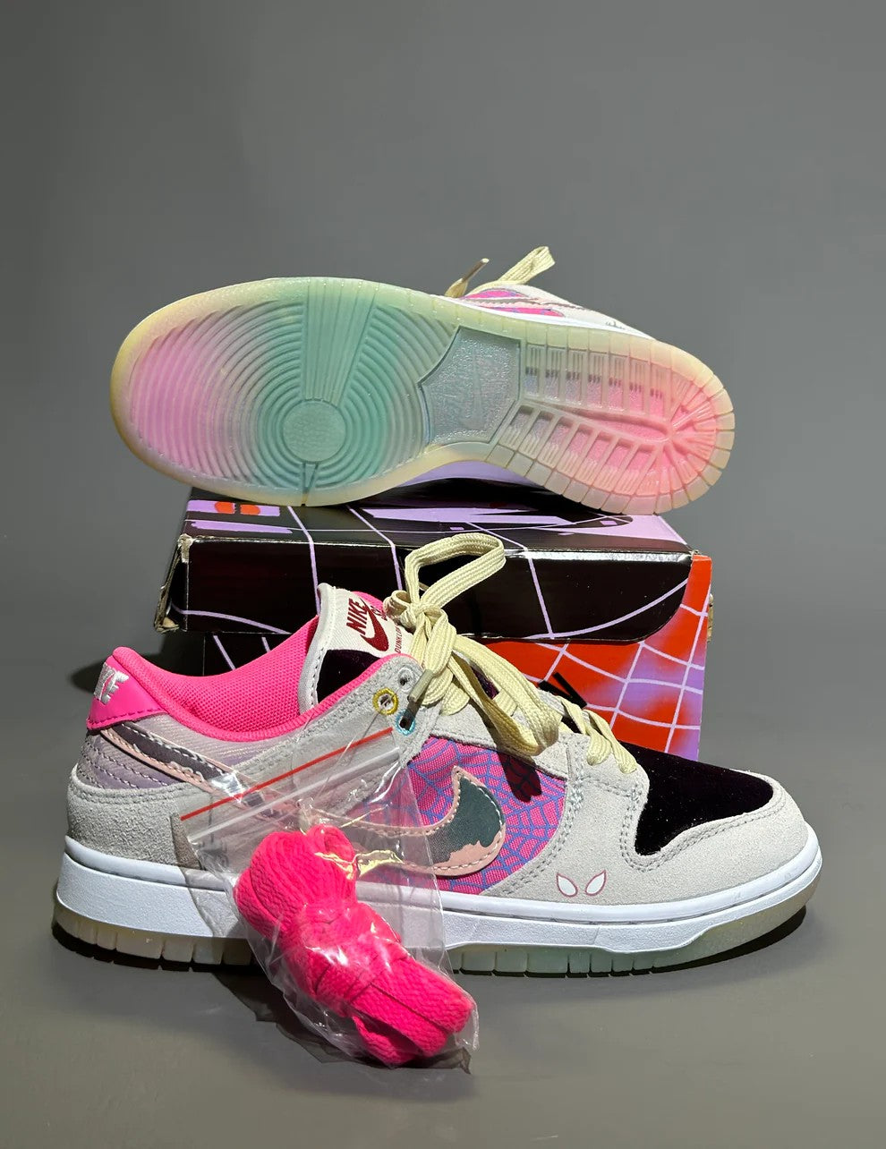 Nike Dunk Low “Spider-Gwen” Custom