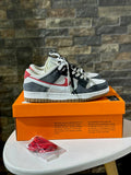 Nike Dunk Low “Scrap” (Grey Red / Gum)